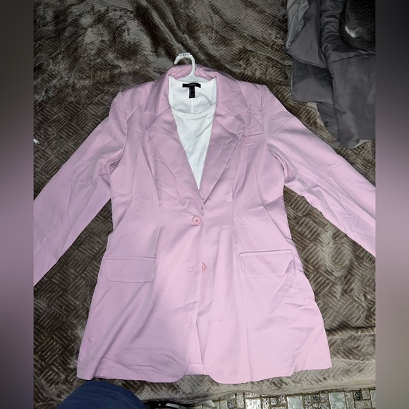 SHEIN SXY Lapel Neck Single Breasted Blazer - Picture 6 of 10